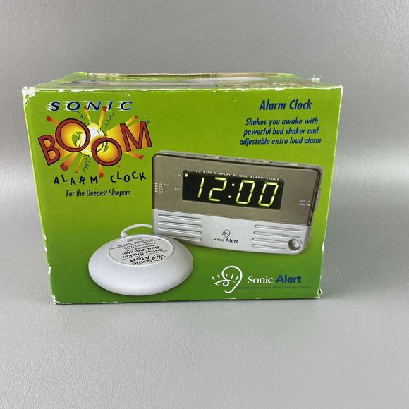 Sonic Alert Other Sonic Boom Alarm Clock With Bed Shaker Loud Alarm